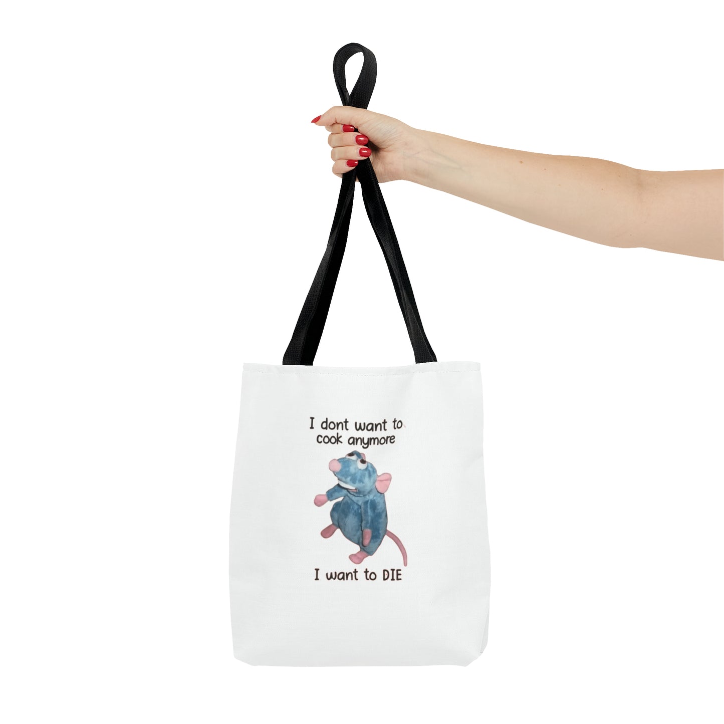 I Don't Want To Cook Anymore I Want To Die Meme Tote Bag