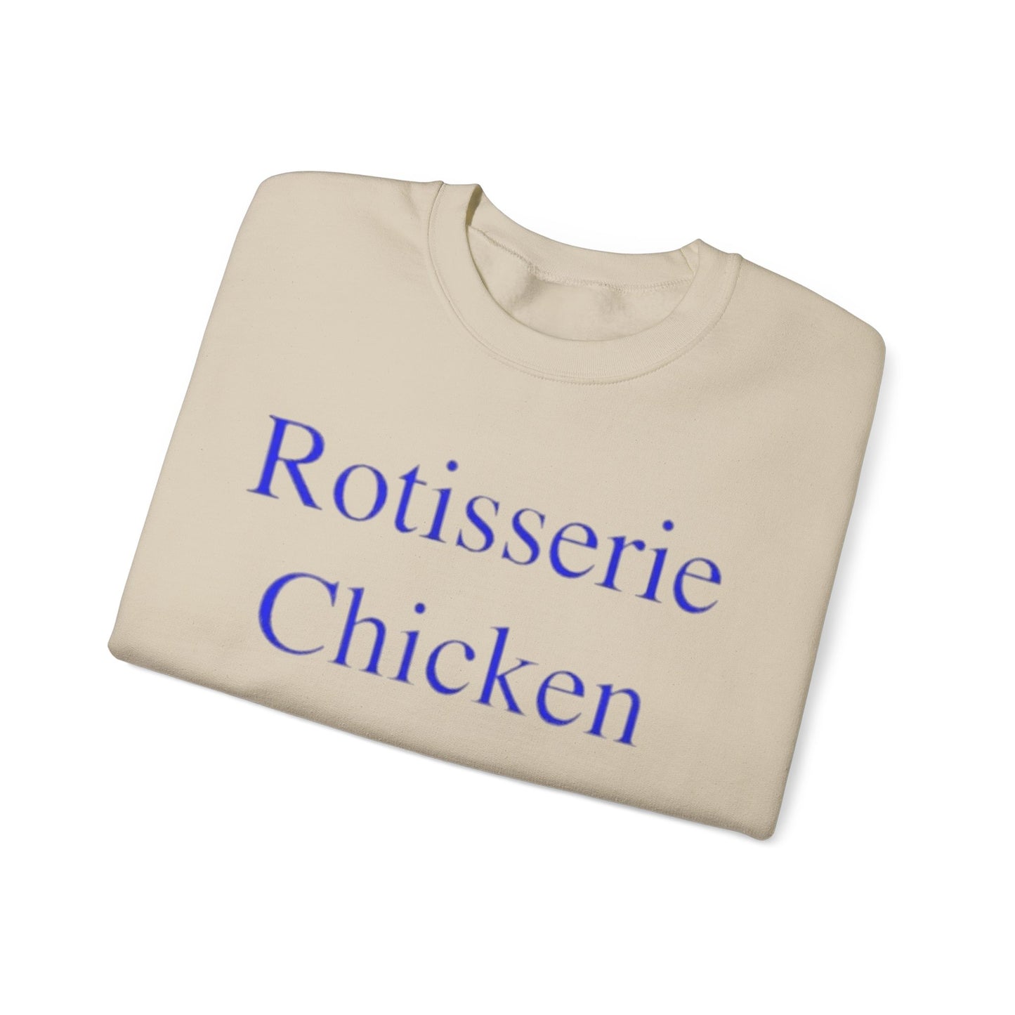 Rotisserie Chicken Adult Unisex Crewneck,  Gift Shirt, Parody crewneck