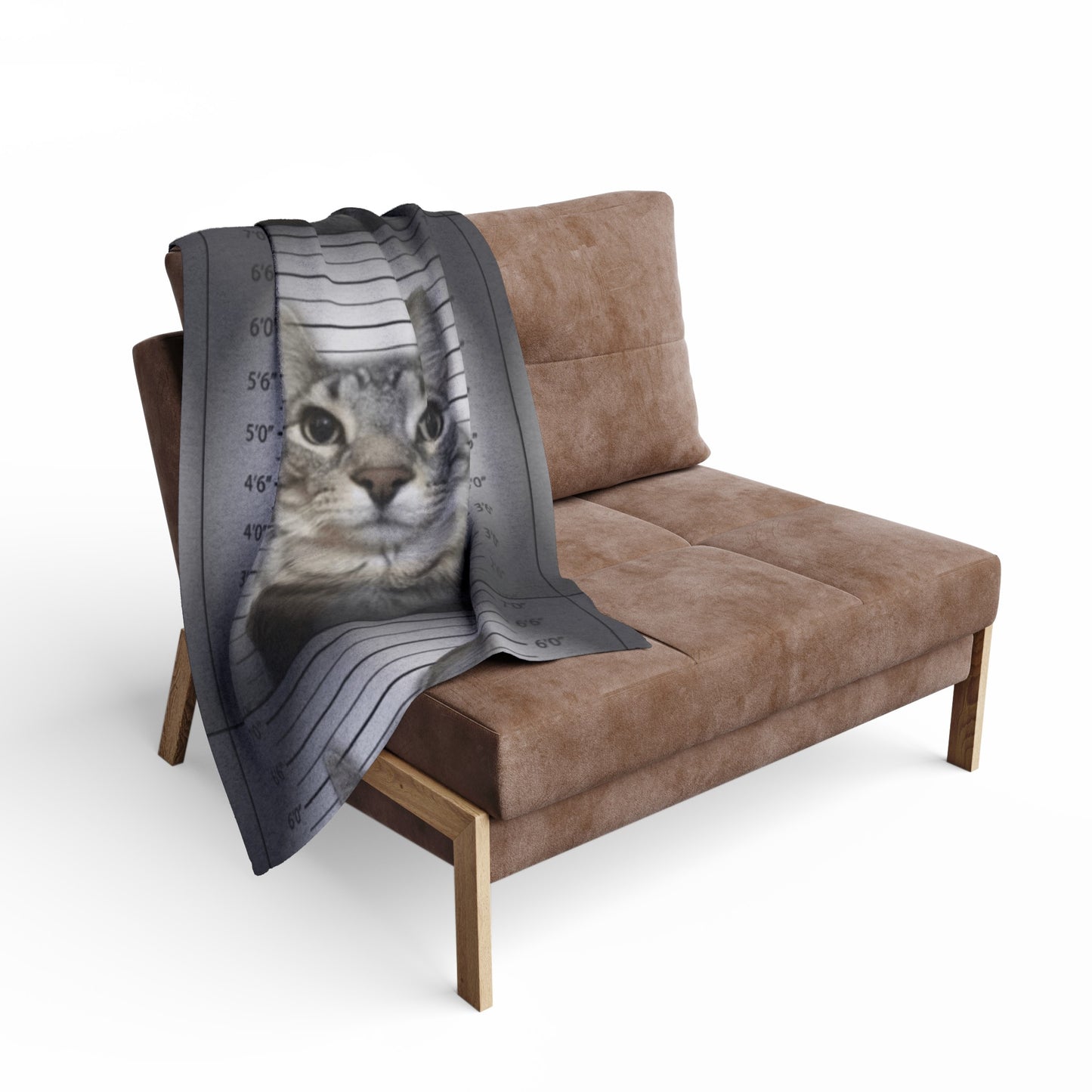 Cat Mugshot Arctic Fleece Blanket