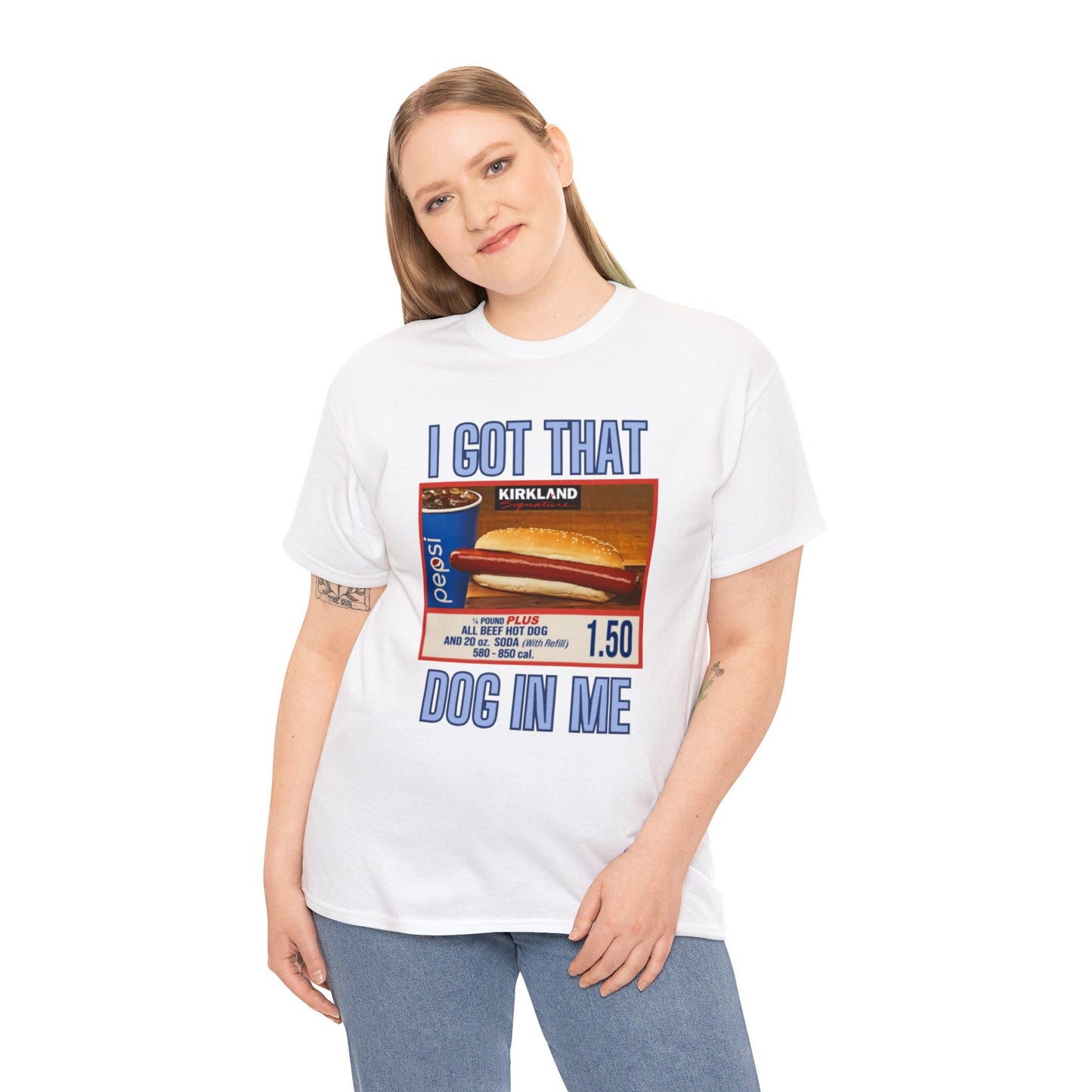 I Got That Dog In Me Adult Unisex Shirt, Costco Hot Dog Shirt, Costco Hot Dog and Soda Combo With Quote Shirt