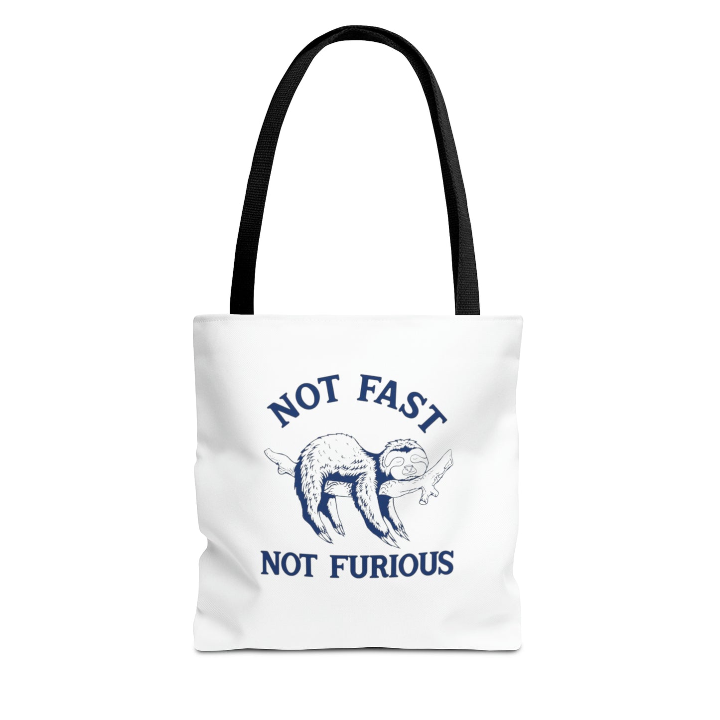 Not Fast Not Furious Meme Tote Bag