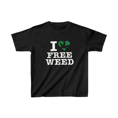 I Love Free Weed Baby Tee