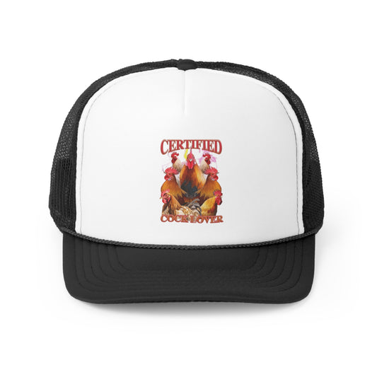 Certified Cock Lover Trucker Hat, Funny Hats, Gift Hat, Parody Trucker Hat, Tiktok, Trendy Hats, Meme Hats, Cute Animal Hats