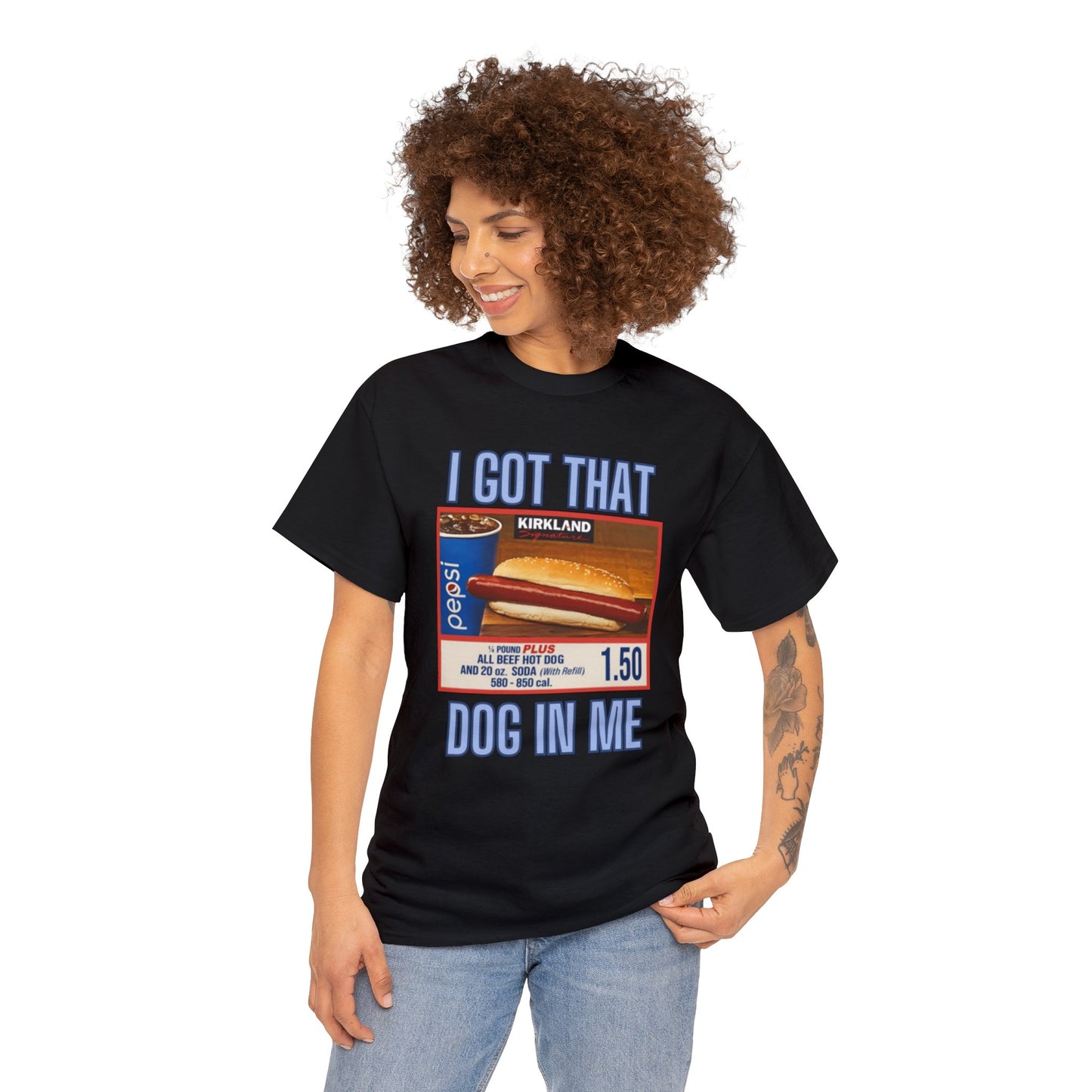 I Got That Dog In Me Adult Unisex Shirt, Costco Hot Dog Shirt, Costco Hot Dog and Soda Combo With Quote Shirt