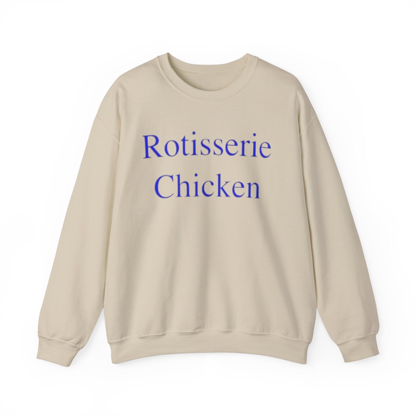 Rotisserie Chicken Adult Unisex Crewneck,  Gift Shirt, Parody crewneck