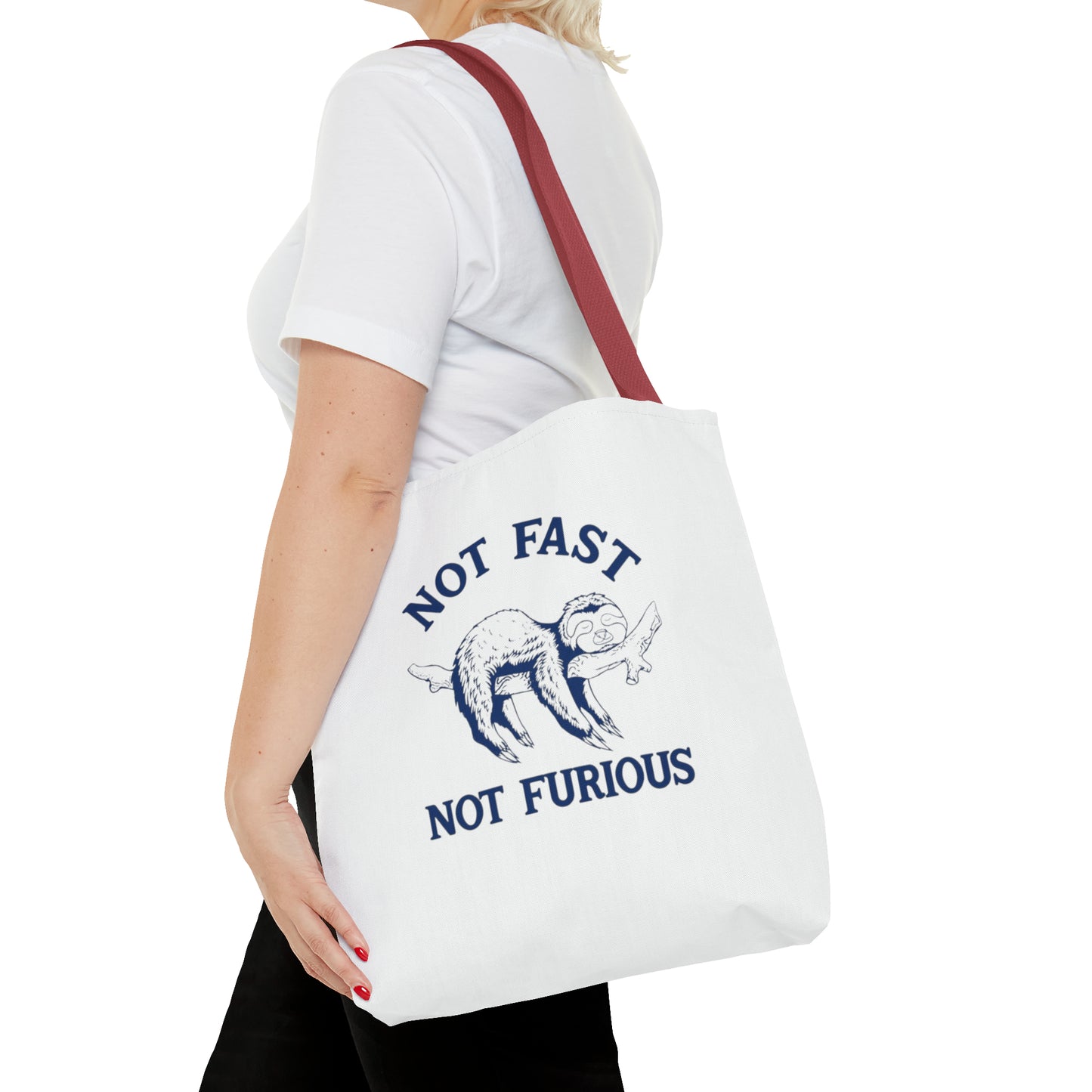 Not Fast Not Furious Meme Tote Bag