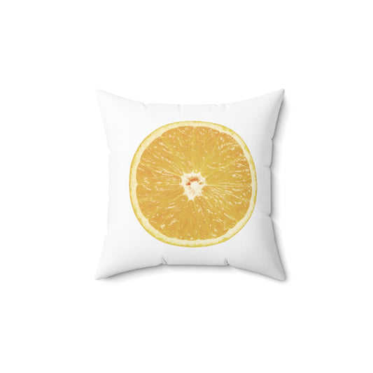 Lemon Aesthetic Polyester Square Pillow