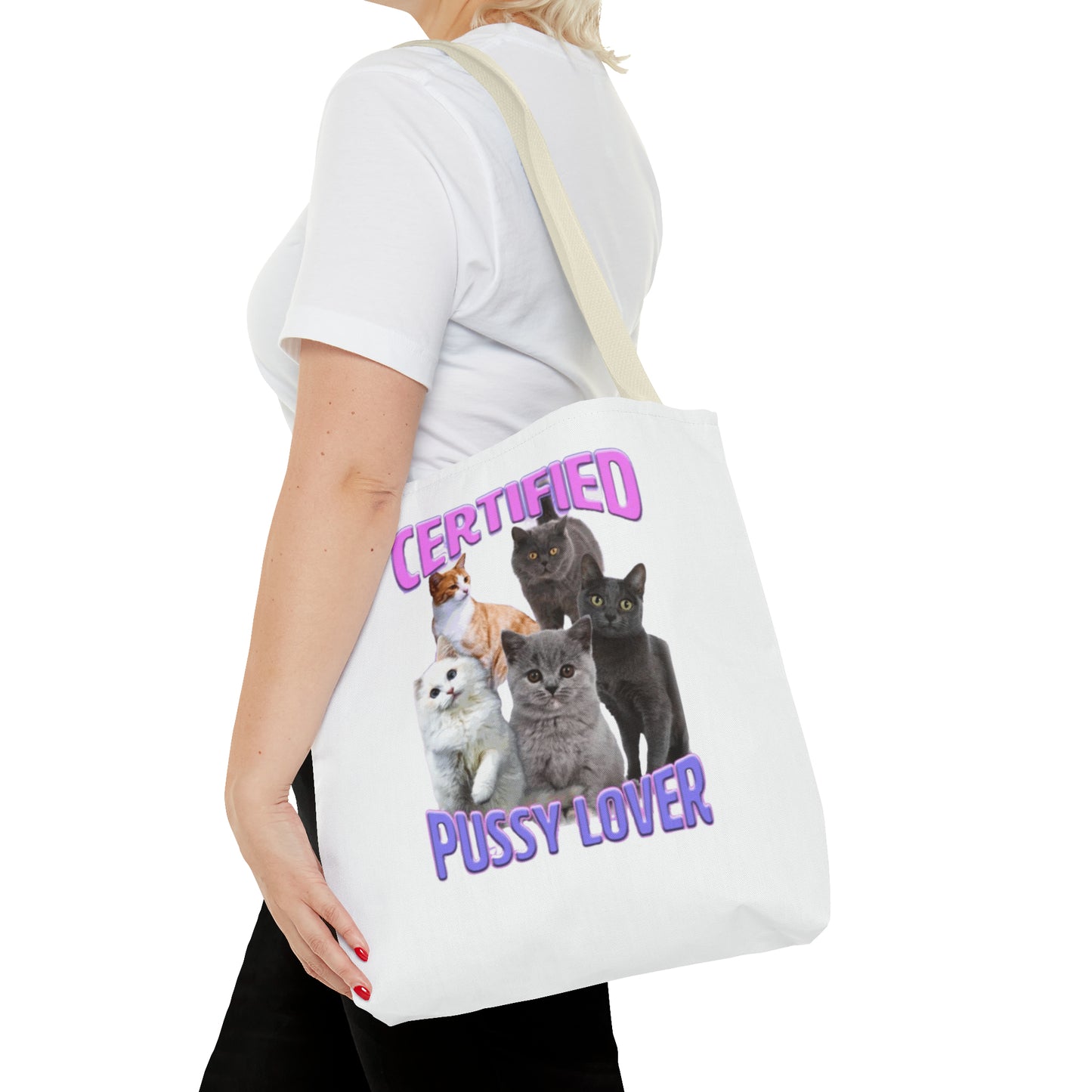 P*ssy Lover Meme Tote Bag