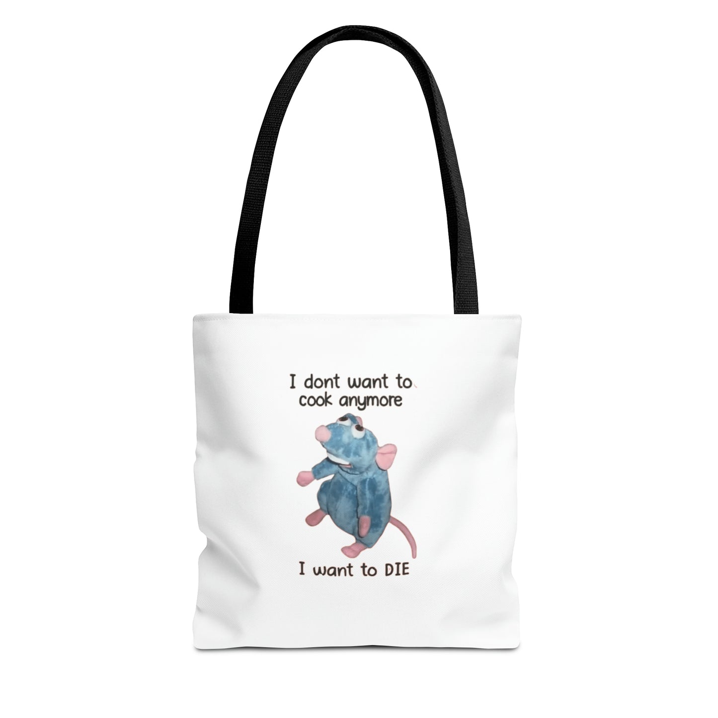 I Don't Want To Cook Anymore I Want To Die Meme Tote Bag