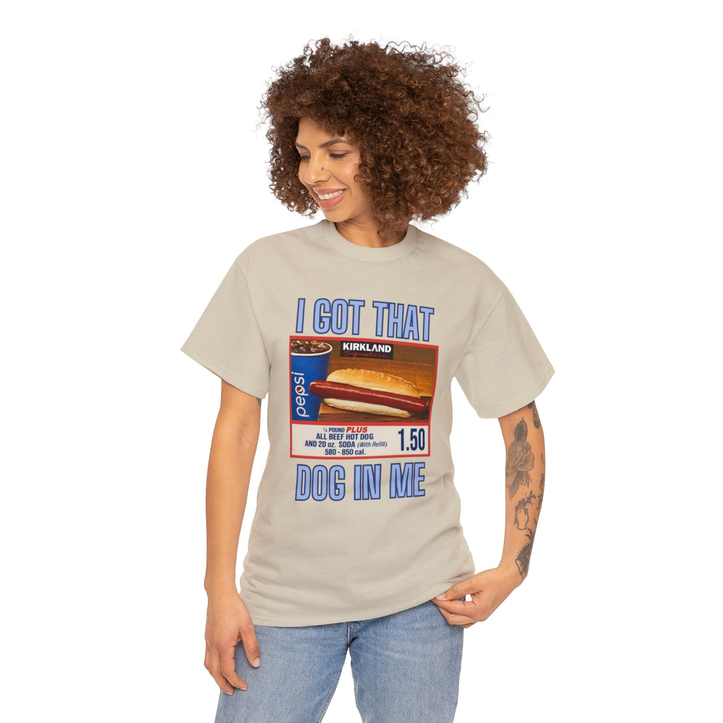 I Got That Dog In Me Adult Unisex Shirt, Costco Hot Dog Shirt, Costco Hot Dog and Soda Combo With Quote Shirt