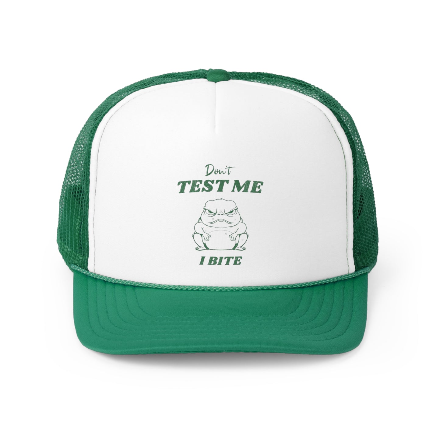 Don't Test Me I Bite Trucker Hat, Funny Hats, Gift Hat, Parody Trucker Hat, Trendy Hats, Meme Hat