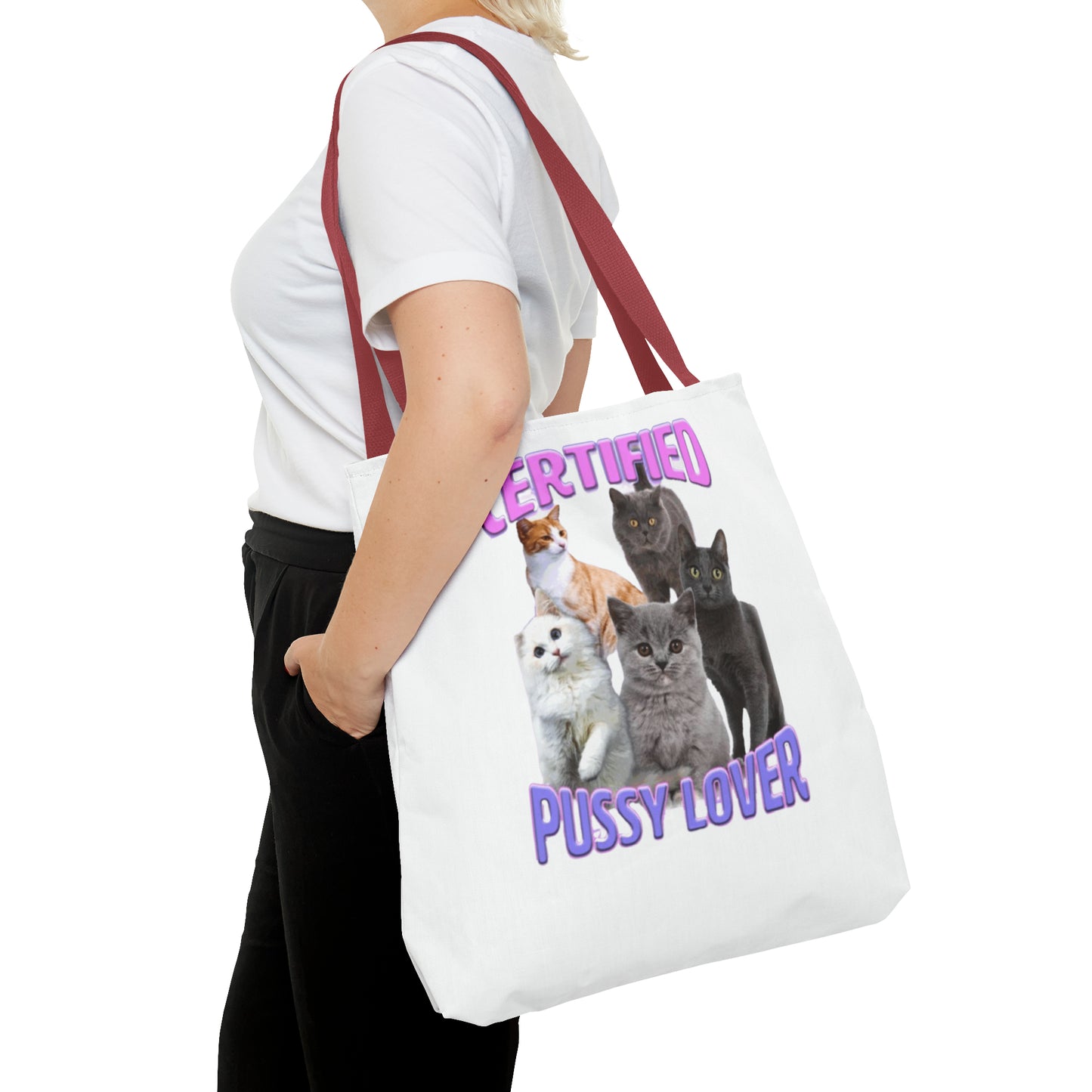 P*ssy Lover Meme Tote Bag