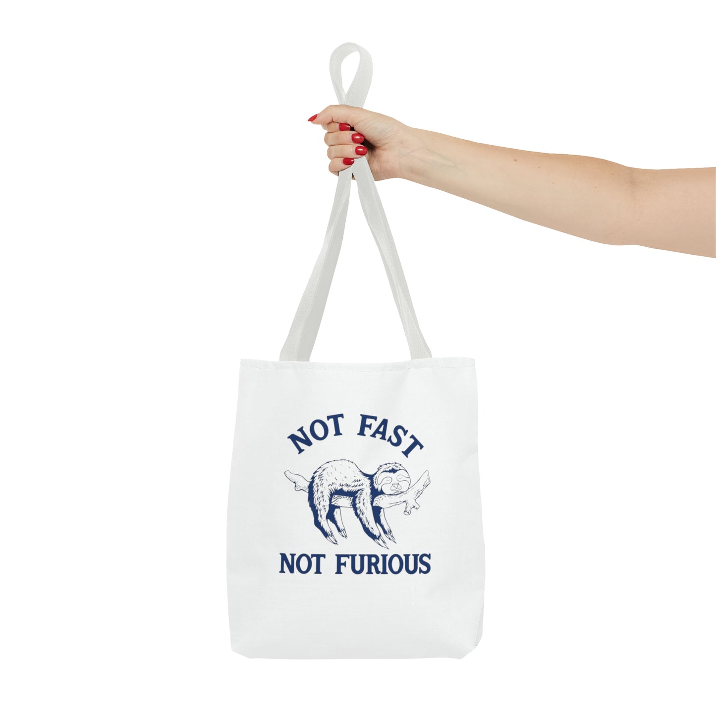 Not Fast Not Furious Meme Tote Bag