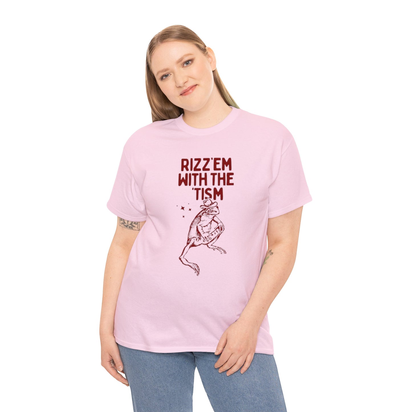 Rizz'em With The Tism Retro Cartoon T Shirt, Weird T Shirt, Meme T Shirt, Trash Panda T Shirt, Unisex