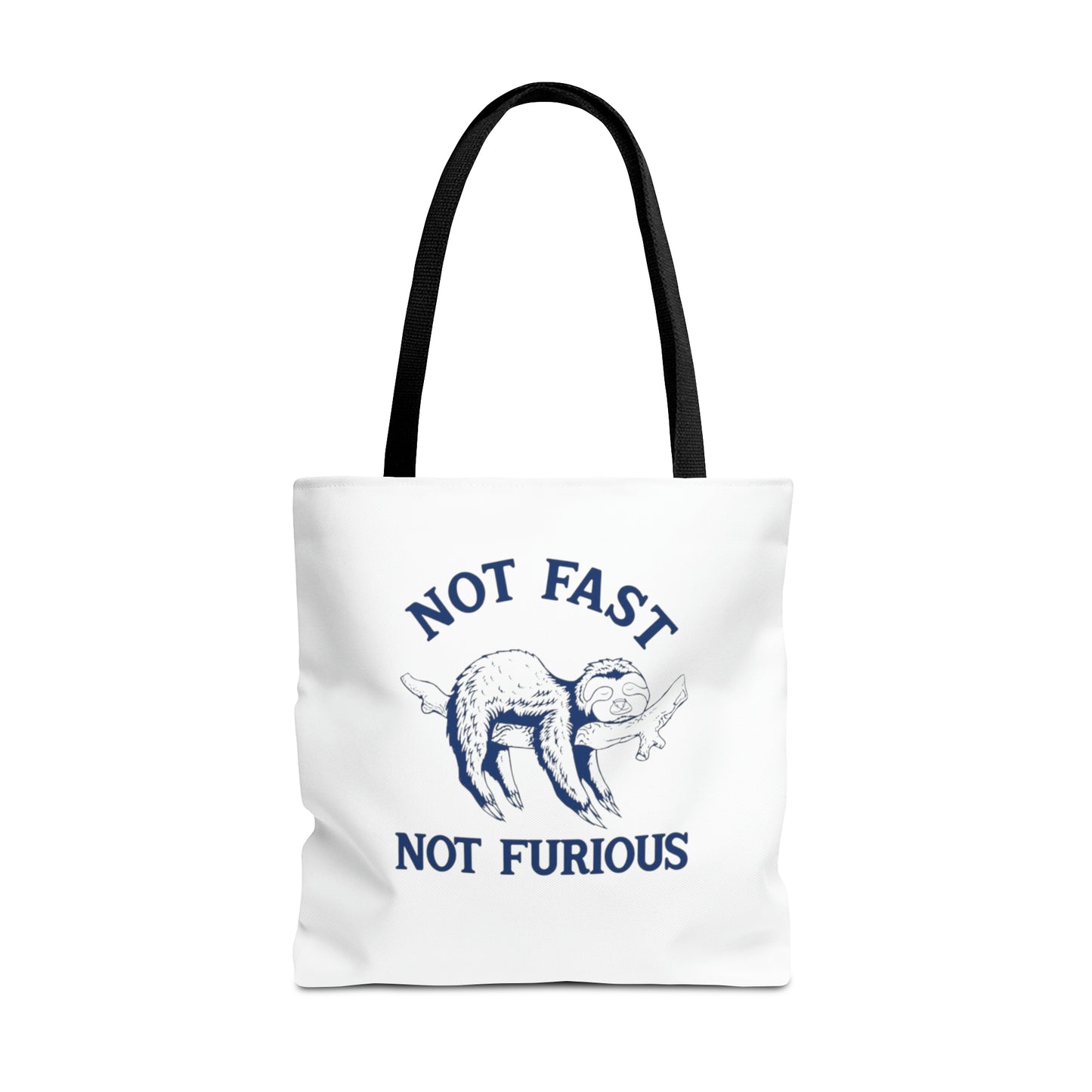 Not Fast Not Furious Meme Tote Bag