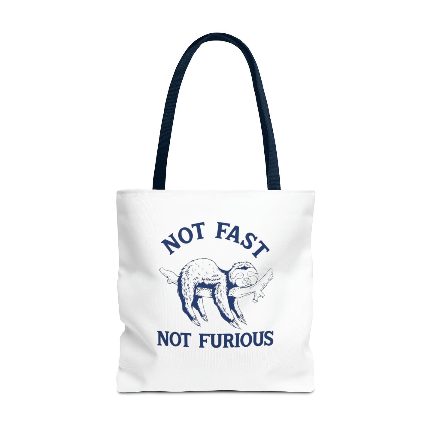 Not Fast Not Furious Meme Tote Bag