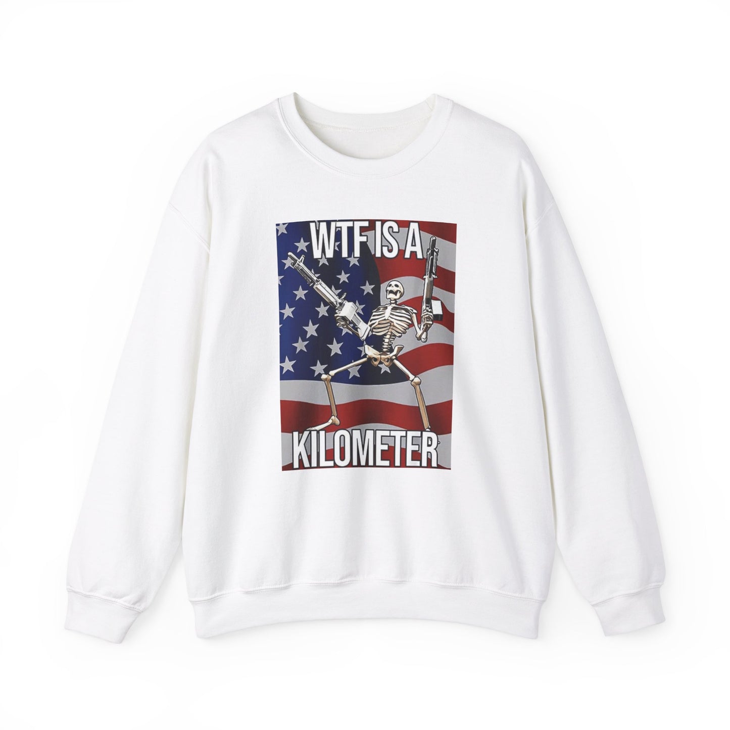 WTF Is A Kilometer Unisex Crewneck Sweatshirt