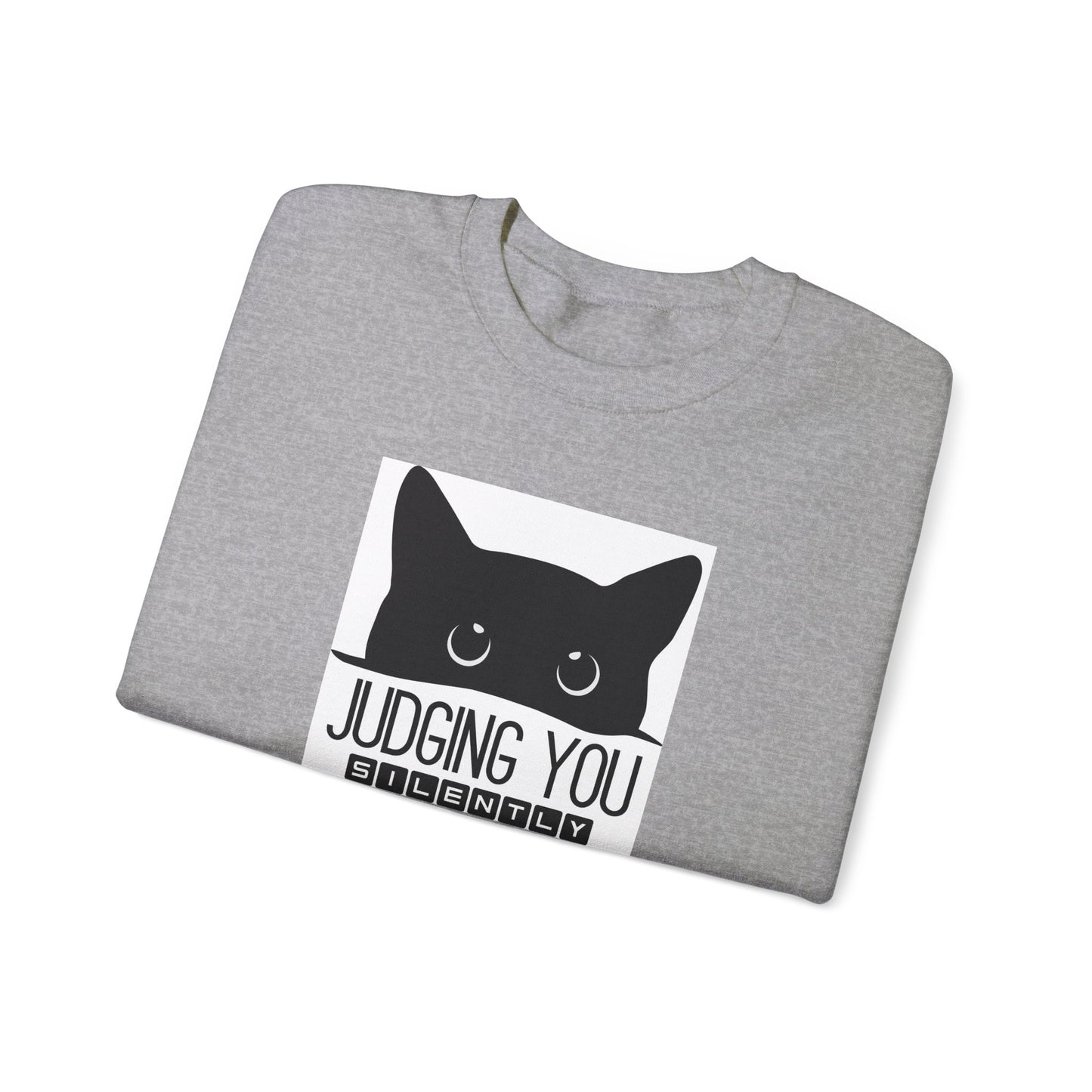 Judging You Silently  Unisex Crewneck Sweatshirt