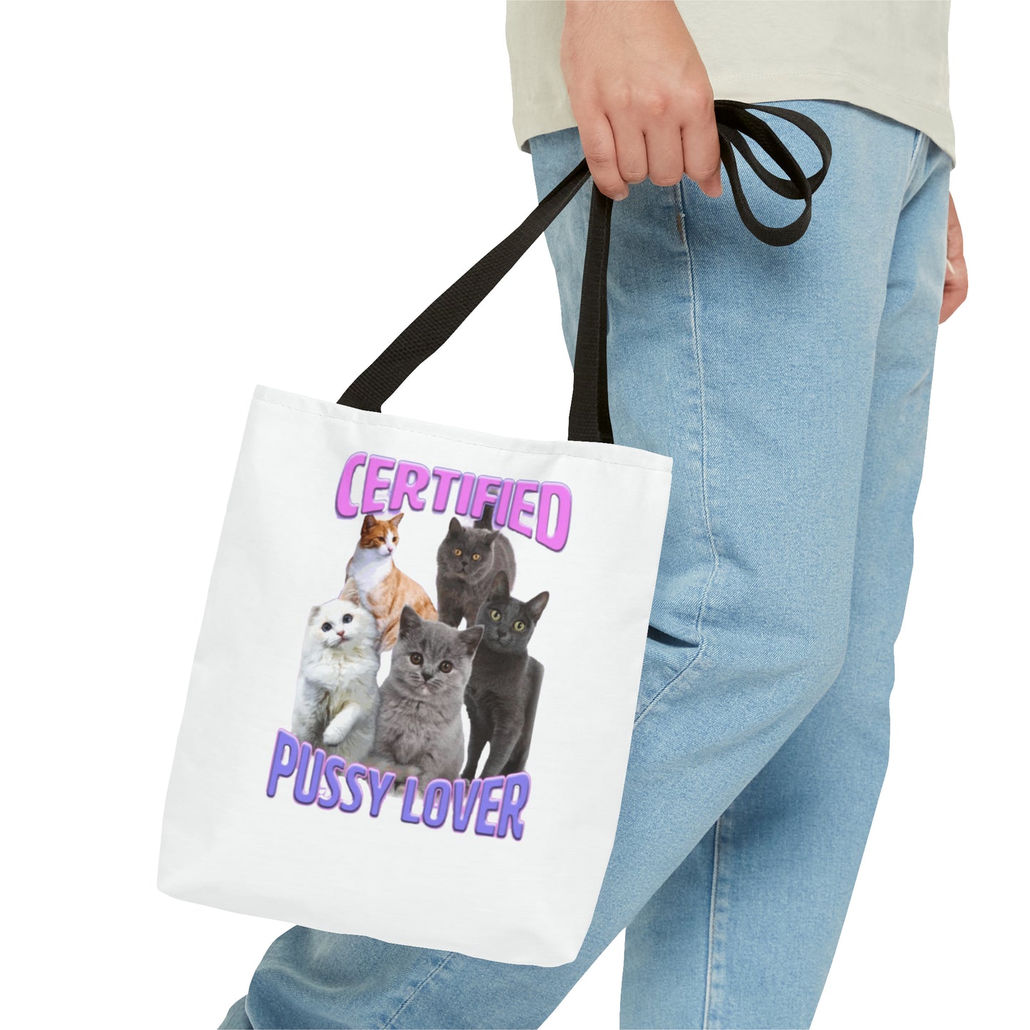 P*ssy Lover Meme Tote Bag