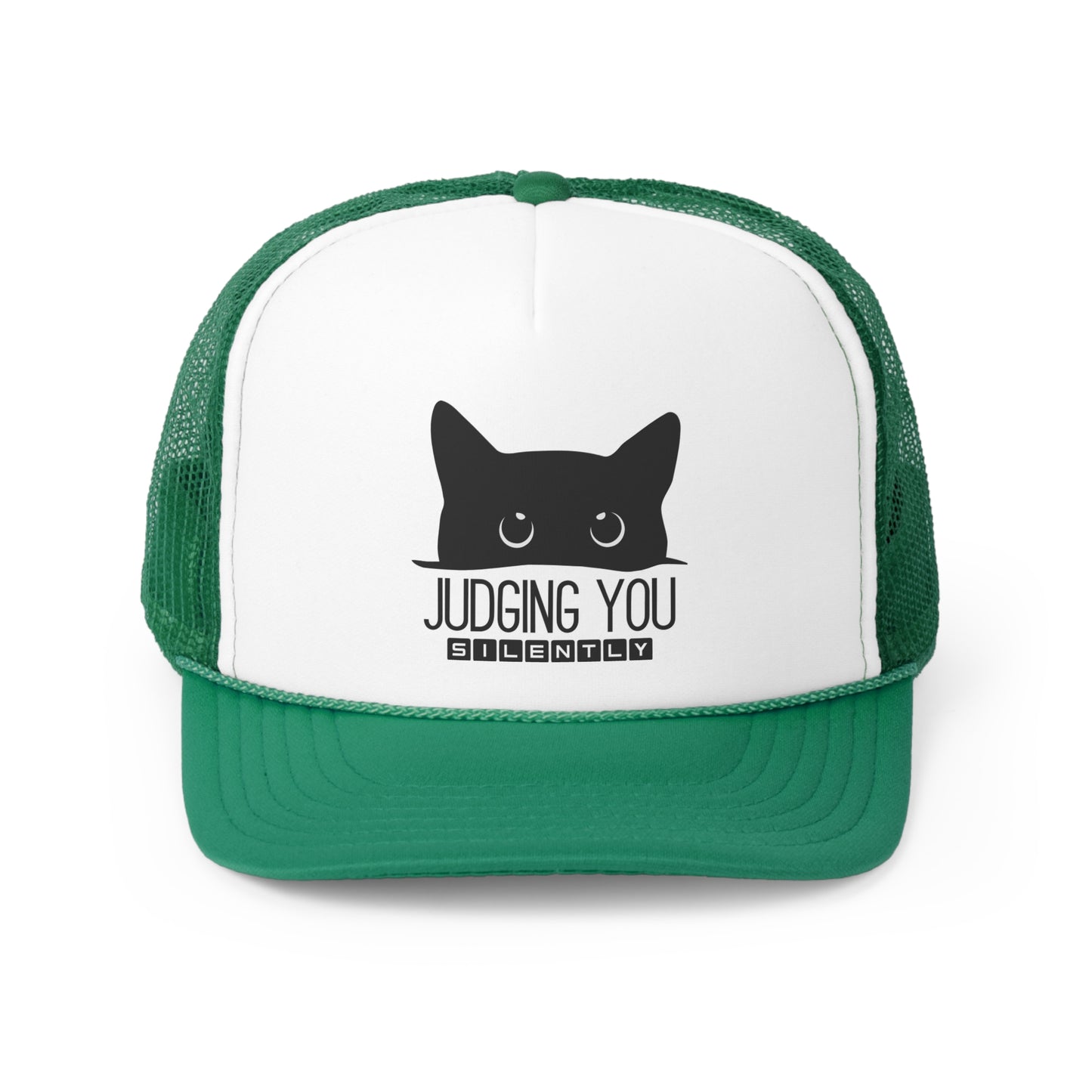 Judging your silently Trucker Hat, Funny Hats, Gift Hat, Parody Trucker Hat, Trendy Hats, Meme Hat