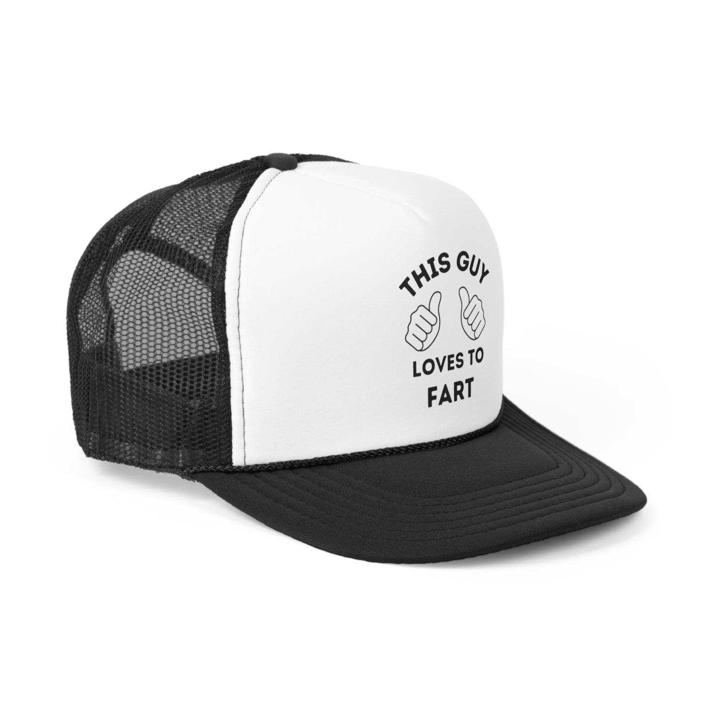 This Guy Loves To Fart Trucker Hat, Funny Hats, Gift Hat, Parody Trucker Hat, Trendy Hats, Meme Hat