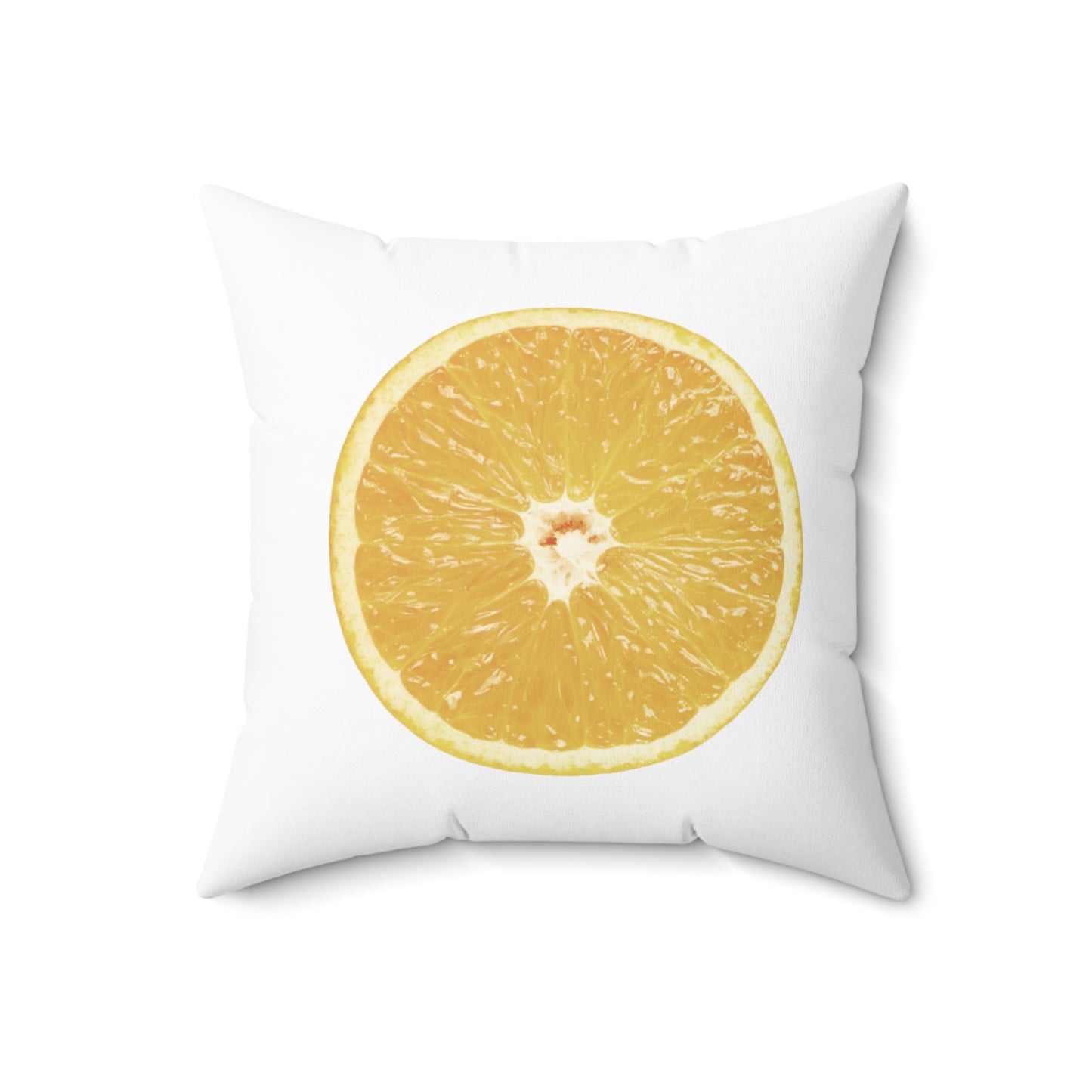 Lemon Aesthetic Polyester Square Pillow