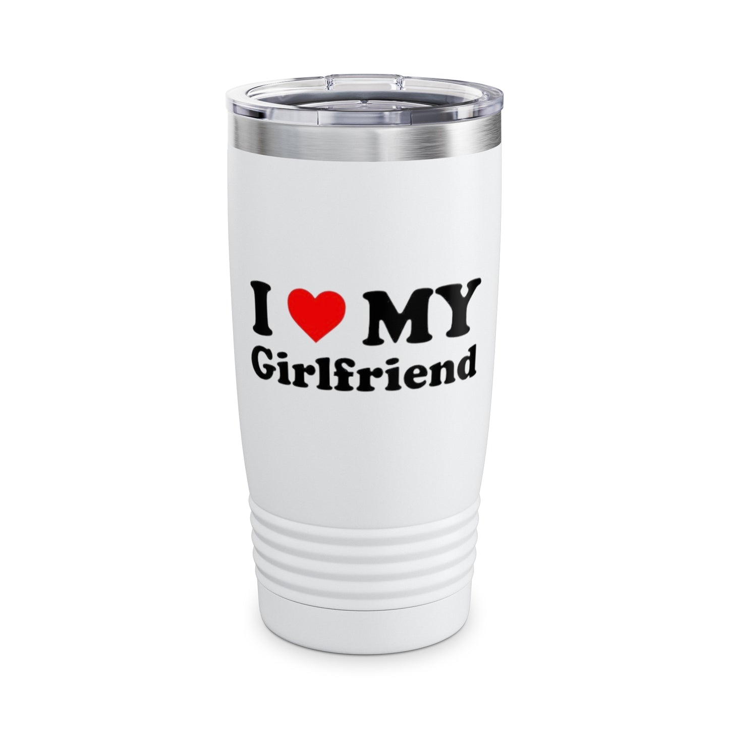 I Love My Girlfriend Ringneck Tumbler, 20oz