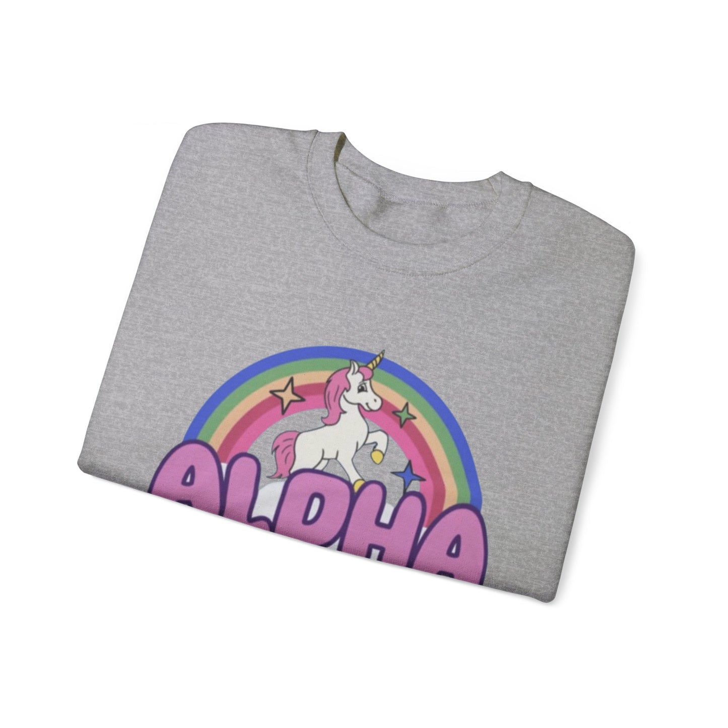 Alpha Male Unicorn Unisex Crewneck Sweatshirt