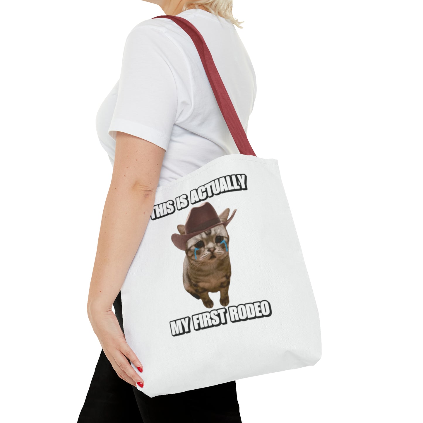 This Is Actually My First Rodeo Today Meme Tote Bag