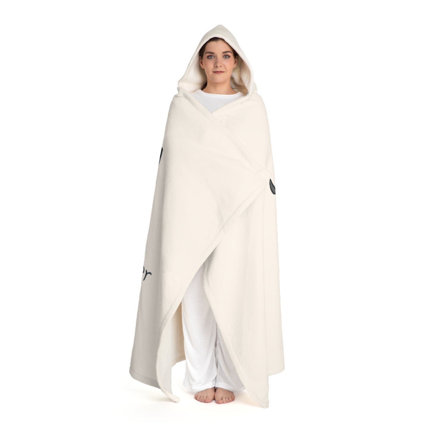 Peace Was Never An Option Hooded Sherpa Fleece Blanket