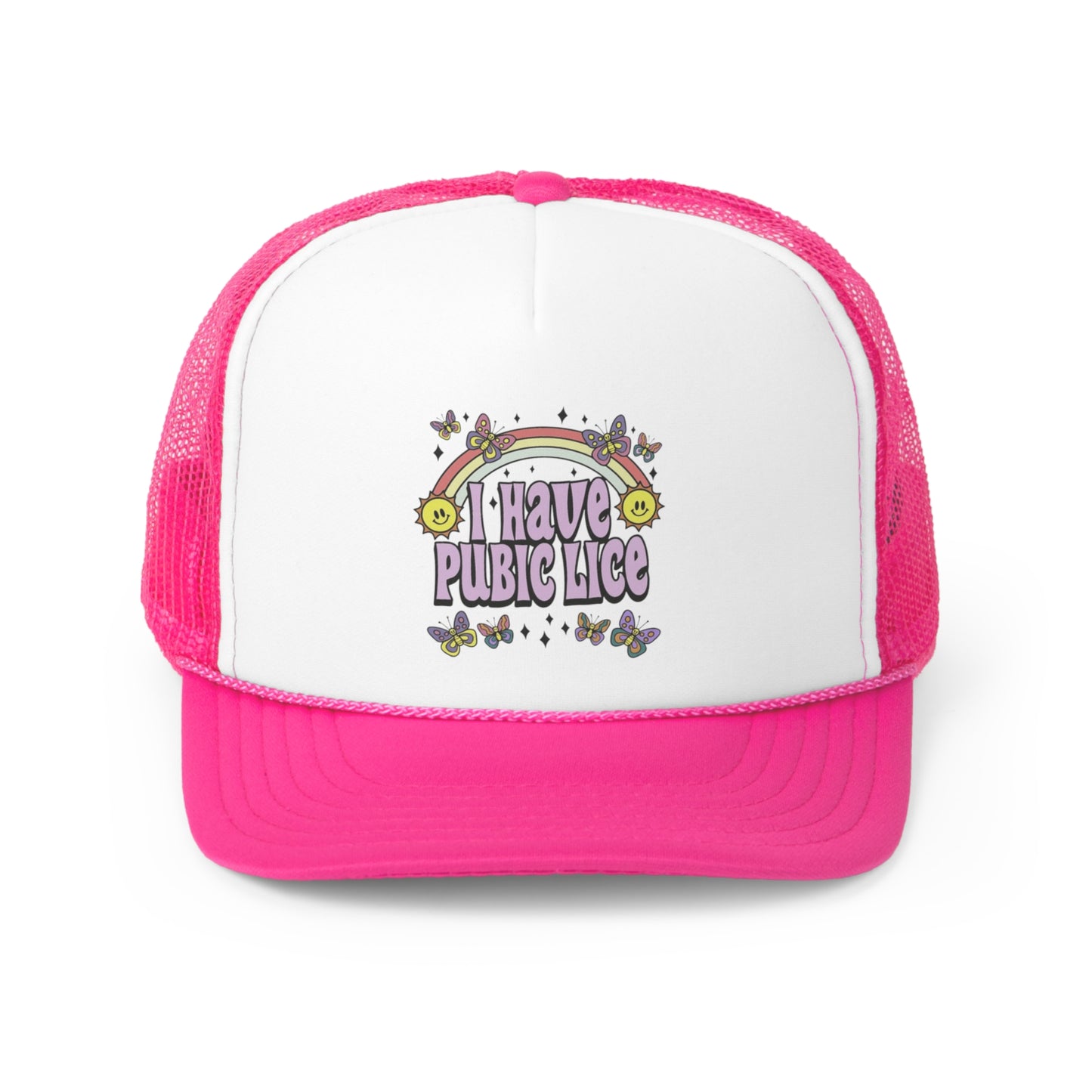 I Have Pubic Lice Trucker Hat, Funny Hats, Gift Hat, Parody Trucker Hat, Trendy Hats, Meme Hat