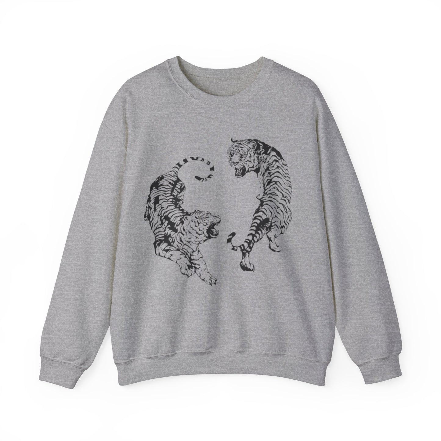 Two Tigers Unisex Crewneck Sweatshirt