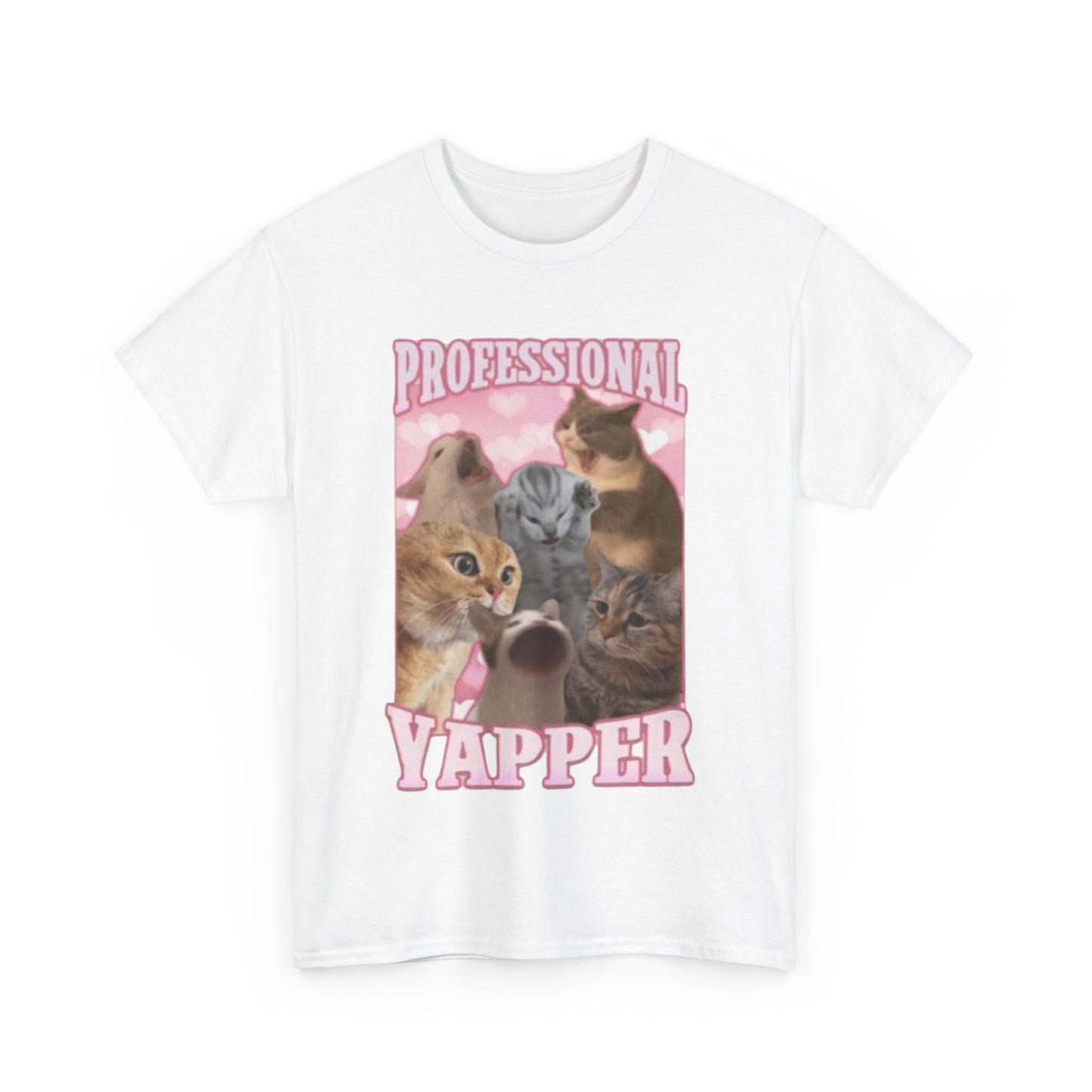 Professional Yapper Funny Cat Tee V1 Tee Unisex Shirt