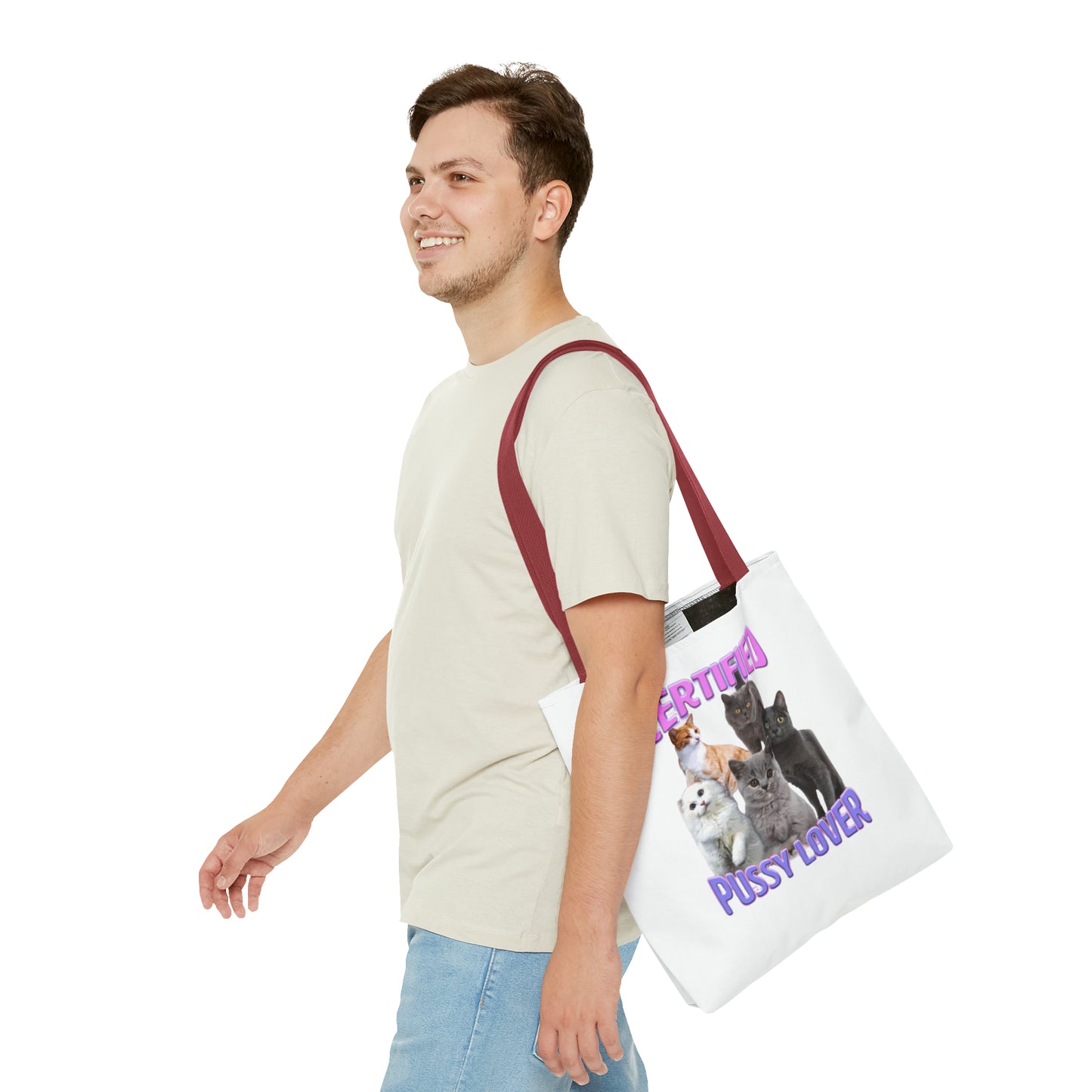 P*ssy Lover Meme Tote Bag