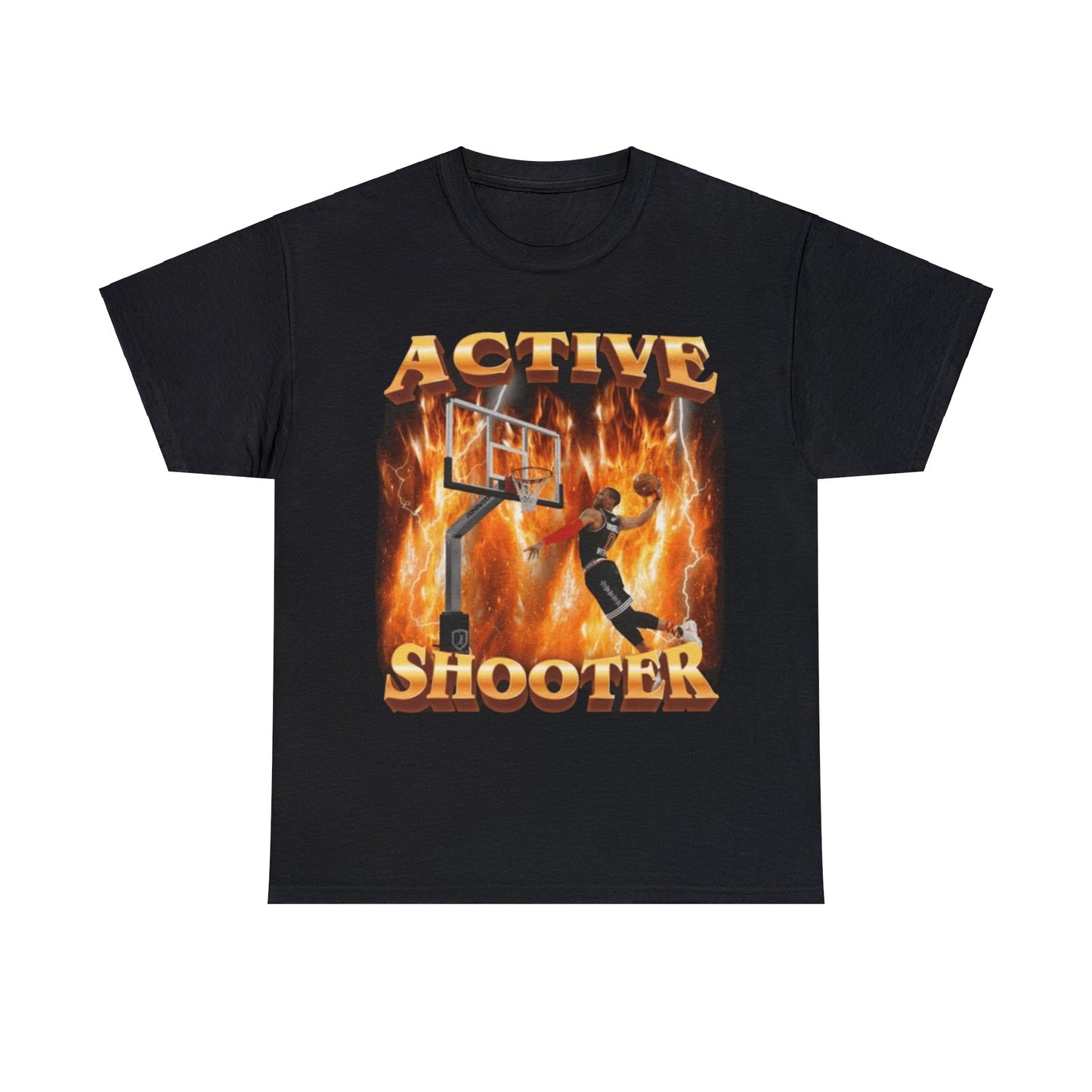 Active Shooter Basketball Adult Unisex Shirt