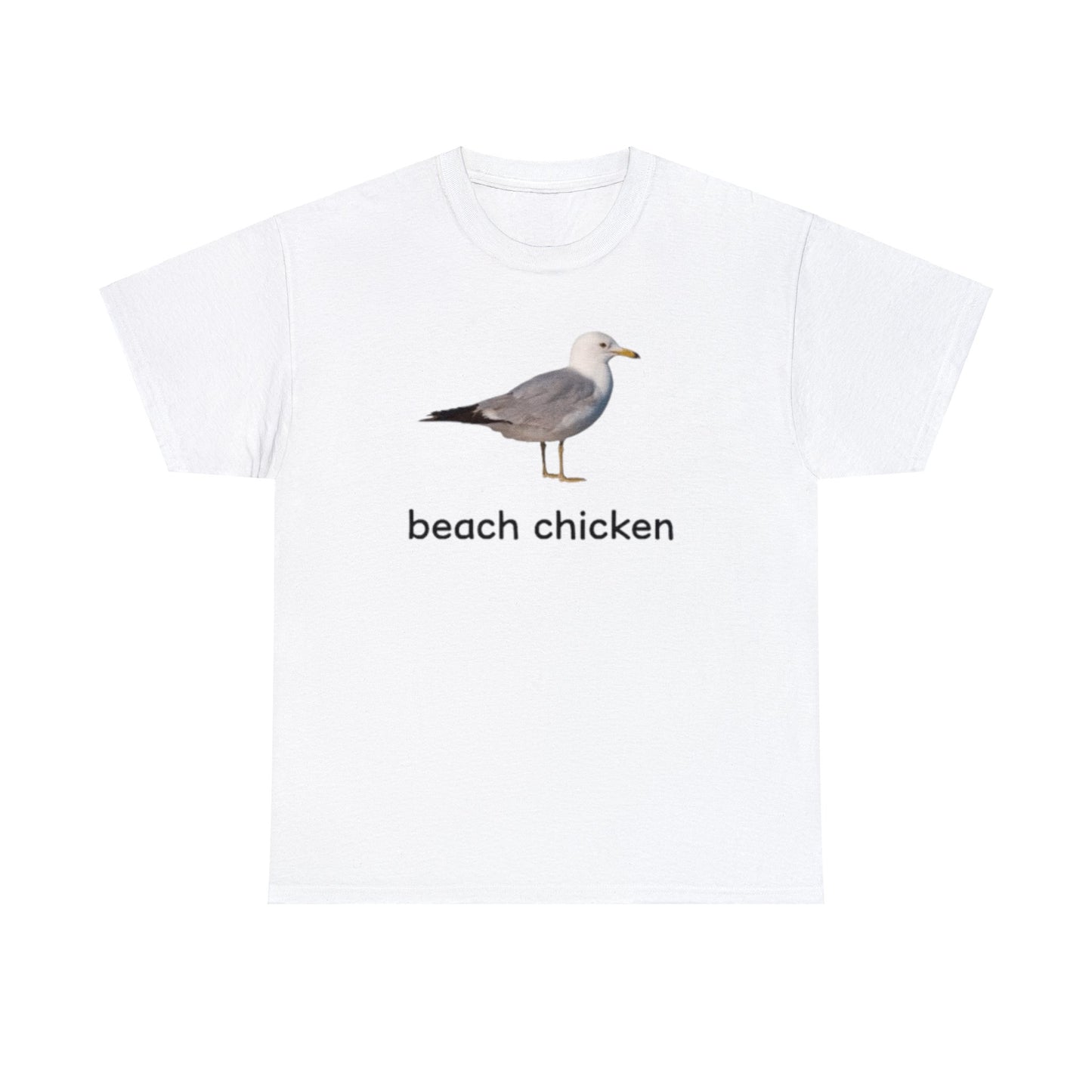 Beach Chicken Funny T Shirt Unisex