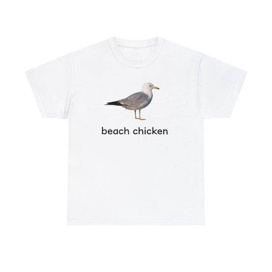 Beach Chicken Funny T Shirt Unisex