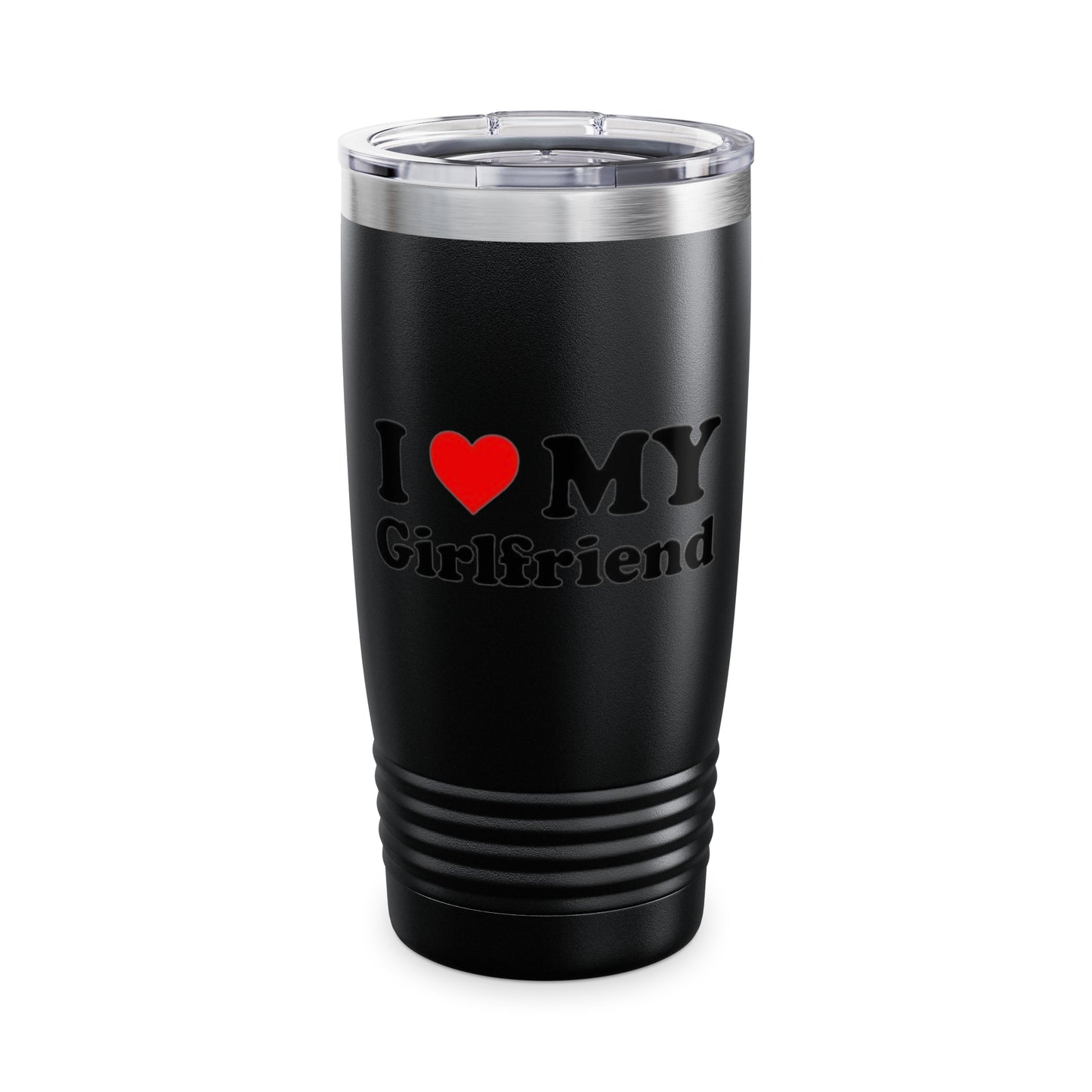 I Love My Girlfriend Ringneck Tumbler, 20oz