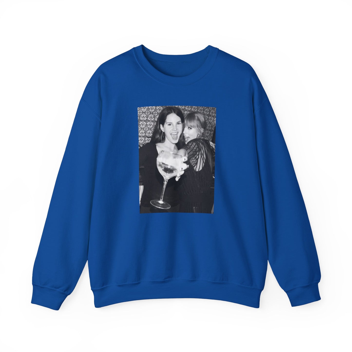 Taylor Black and White Unisex Crewneck Sweatshirt