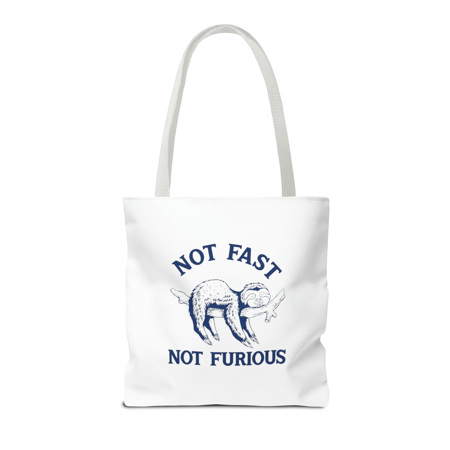 Not Fast Not Furious Meme Tote Bag