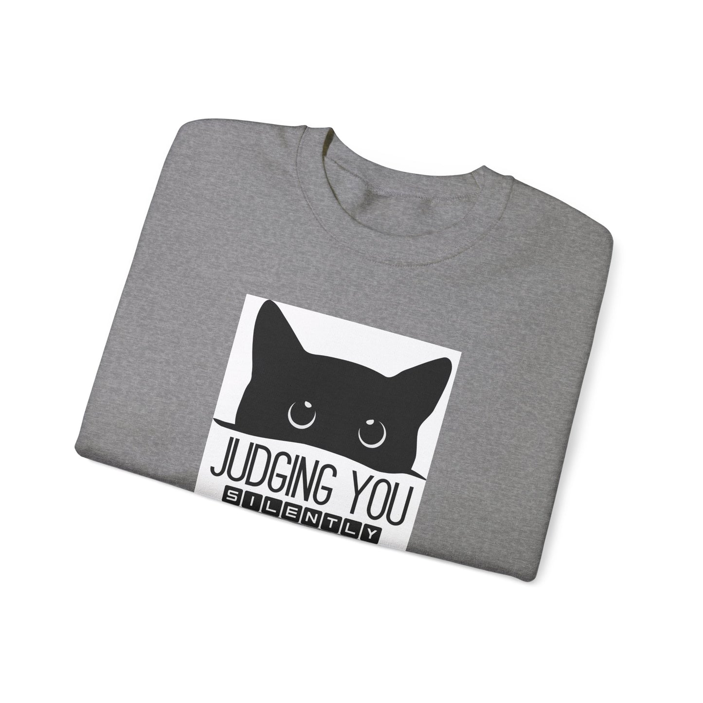 Judging You Silently  Unisex Crewneck Sweatshirt