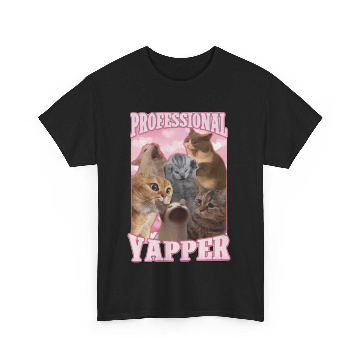 Professional Yapper Funny Cat Tee V1 Tee Unisex Shirt