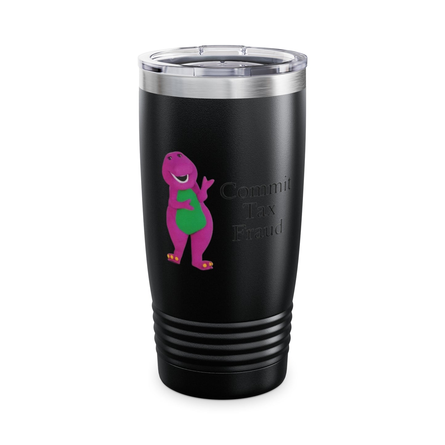 Commit Tax Fraud Meme Ringneck Tumbler, 20oz