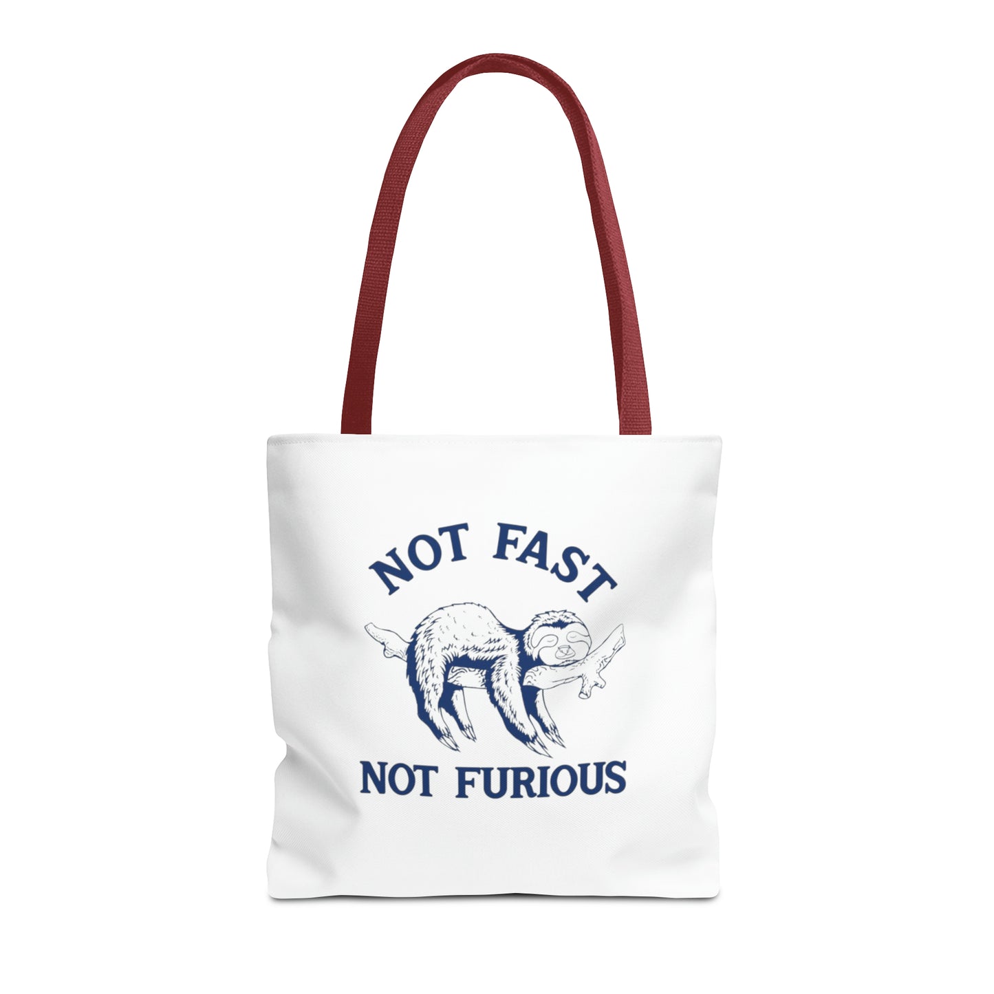 Not Fast Not Furious Meme Tote Bag