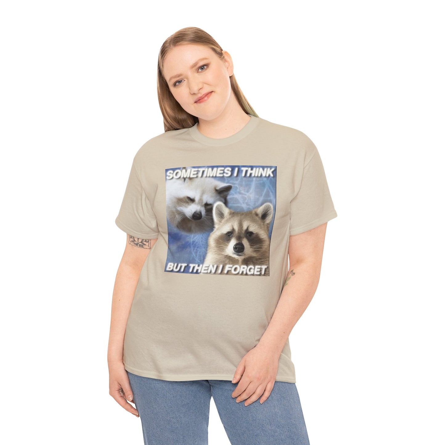 Sometimes I Think... But Then I Forget, , Opossum Shirt, Possum Shirts, Cute Opossum Tee, Dank Meme Quote Shirt, Trash Panda Meme