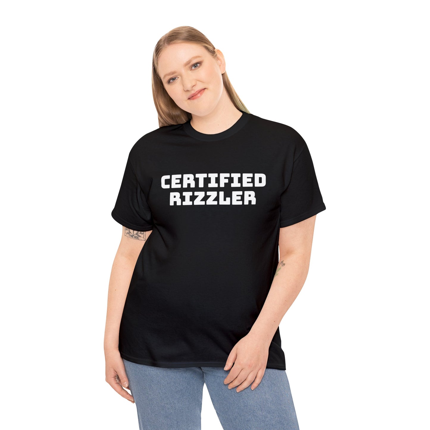 Certified Rizzler Adult Unisex Shirt, Funny Cat Shirt