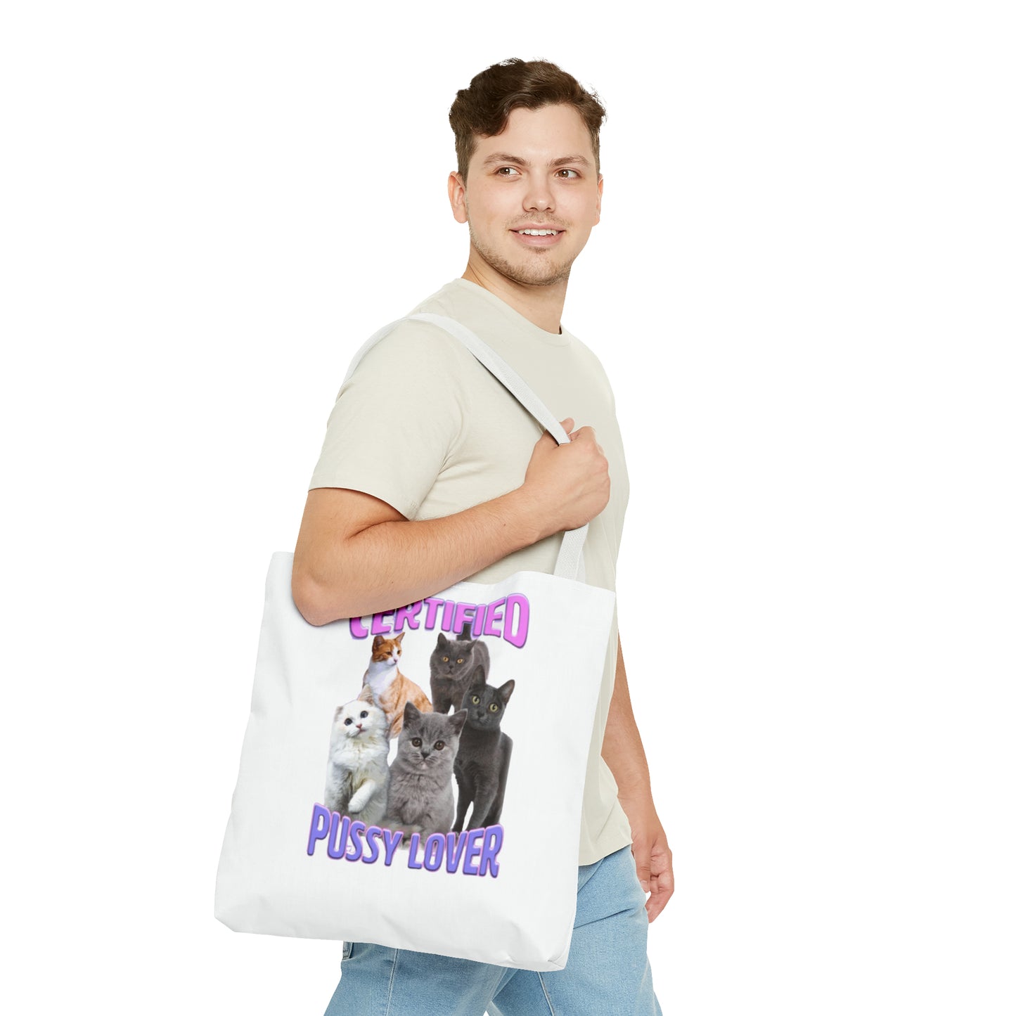 P*ssy Lover Meme Tote Bag