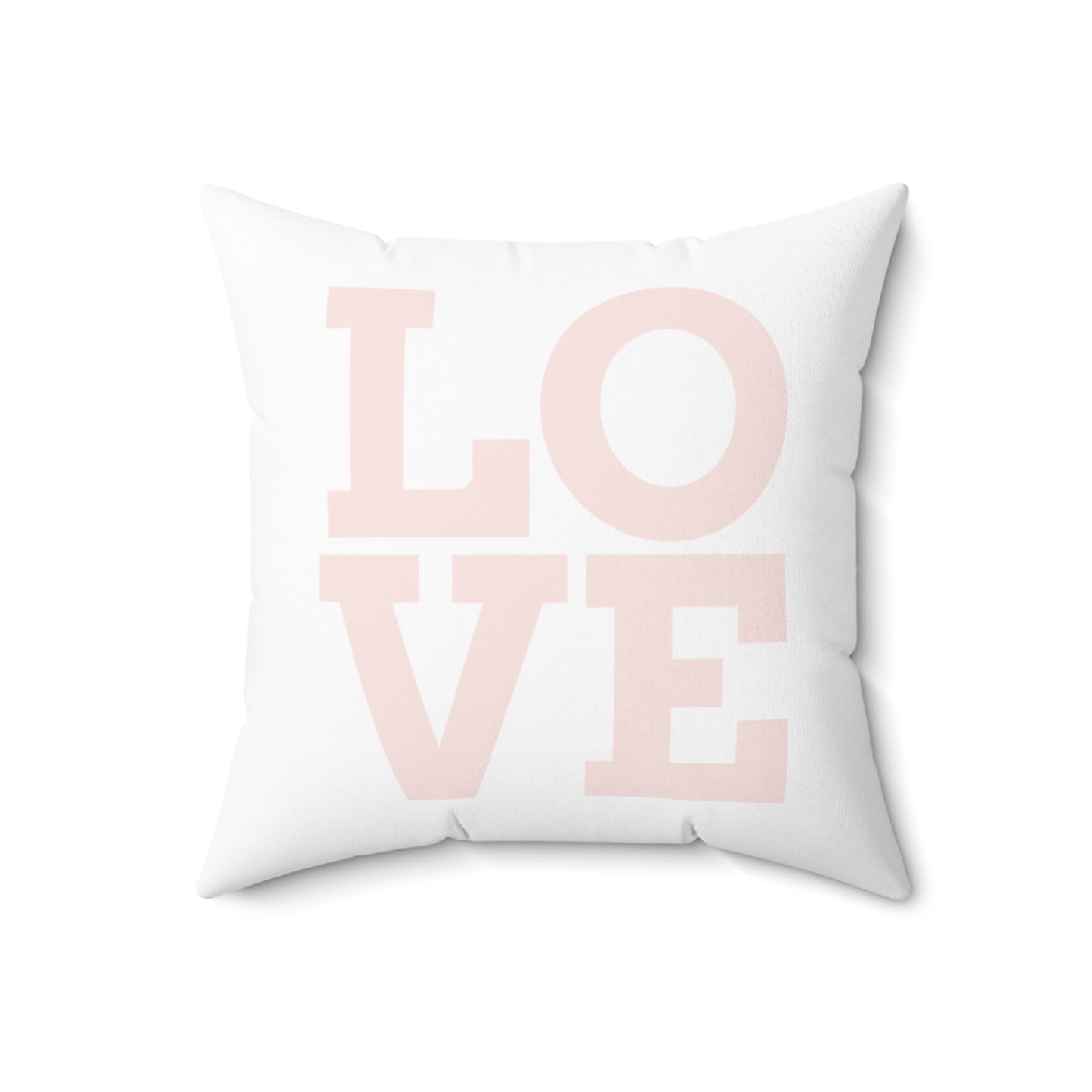 Love Aesthetic Polyester Square Pillow