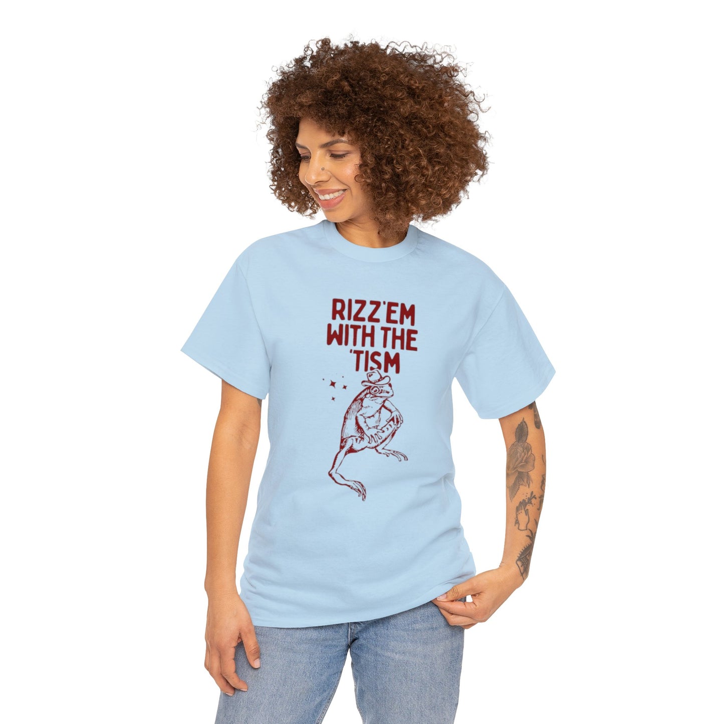 Rizz'em With The Tism Retro Cartoon T Shirt, Weird T Shirt, Meme T Shirt, Trash Panda T Shirt, Unisex