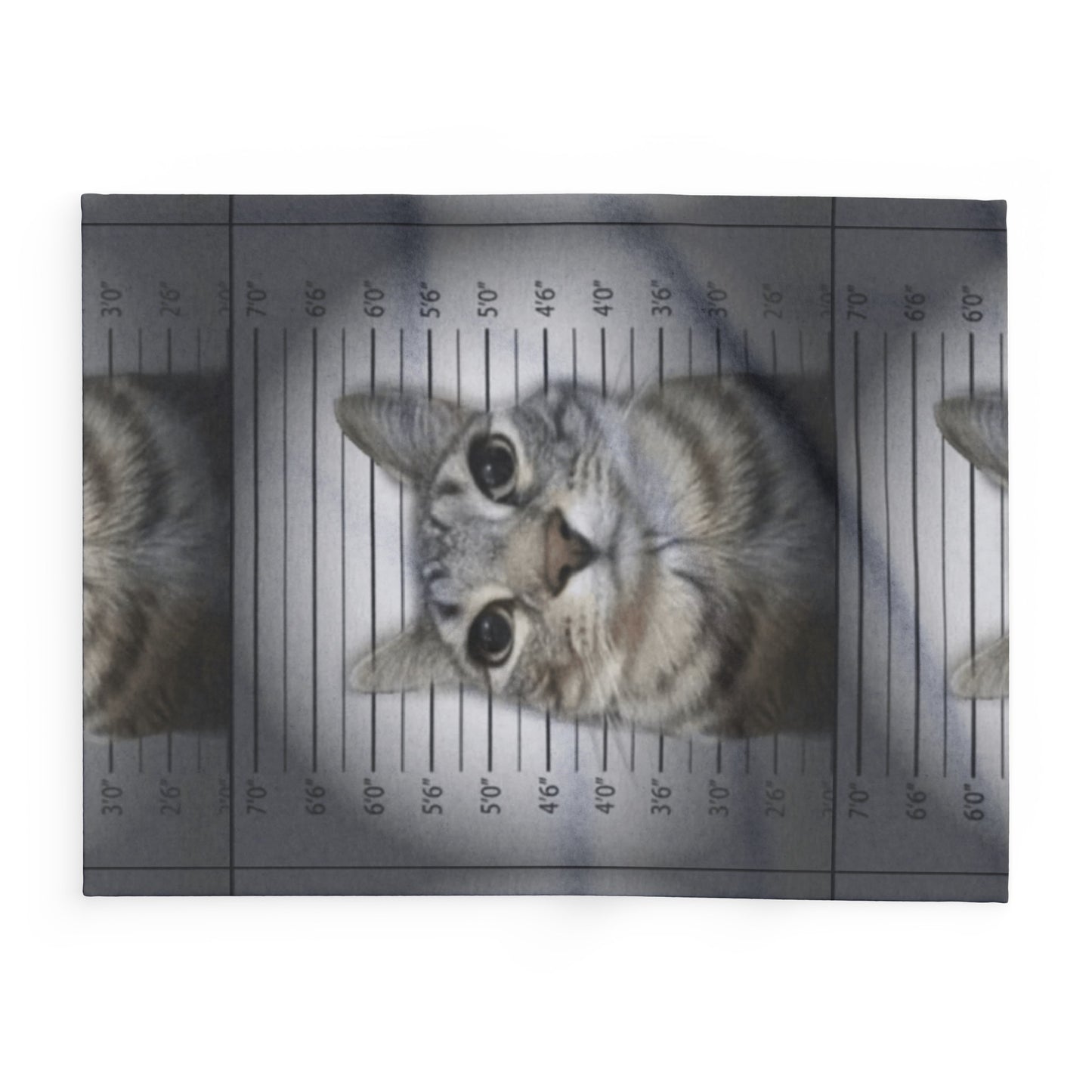 Cat Mugshot Arctic Fleece Blanket